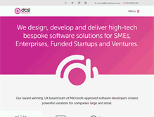 Tablet Screenshot of dcslsoftware.com